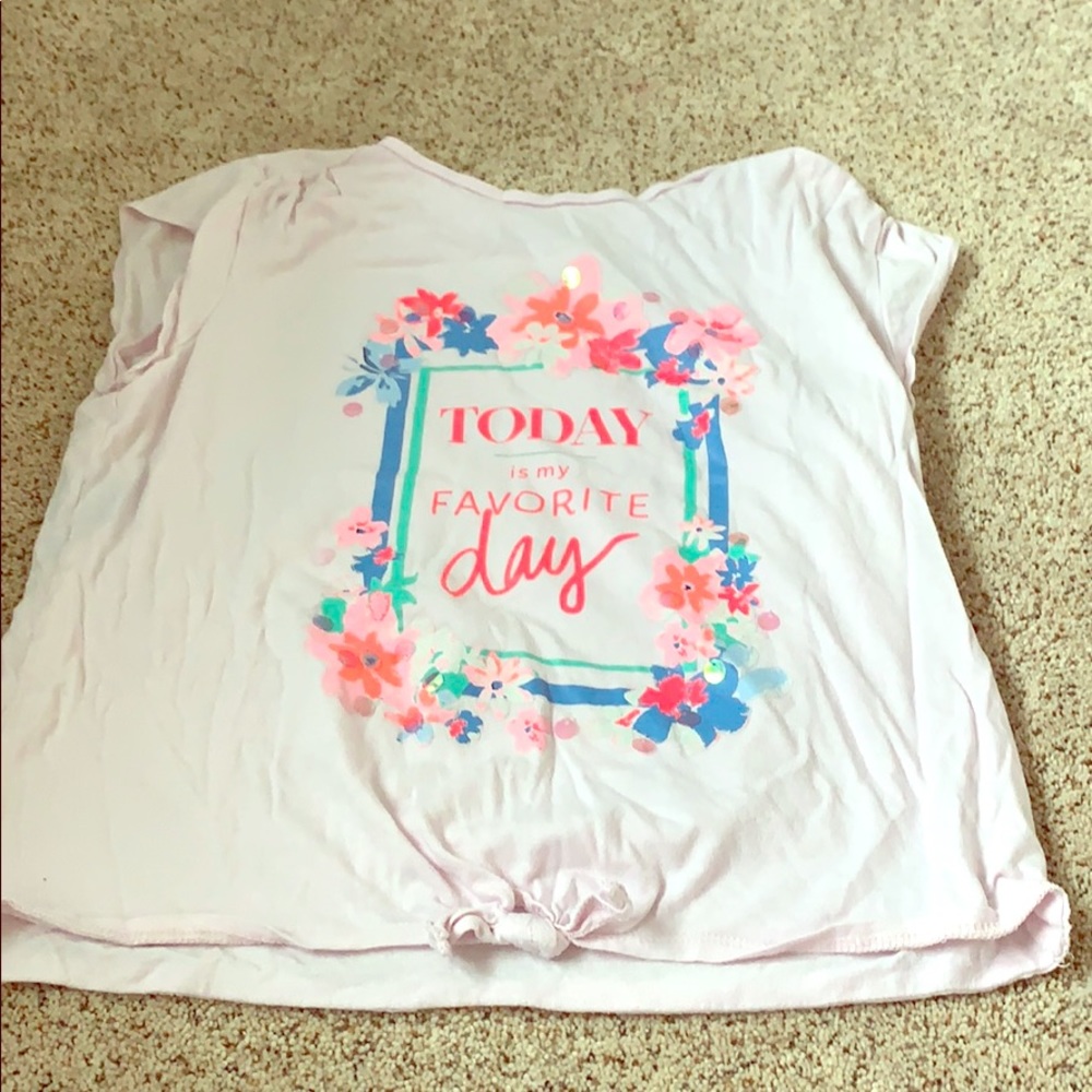 Today is my favorite day floral tee